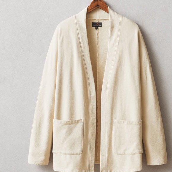American Giant Women's French Terry Cardigan - Picture 1 of 5